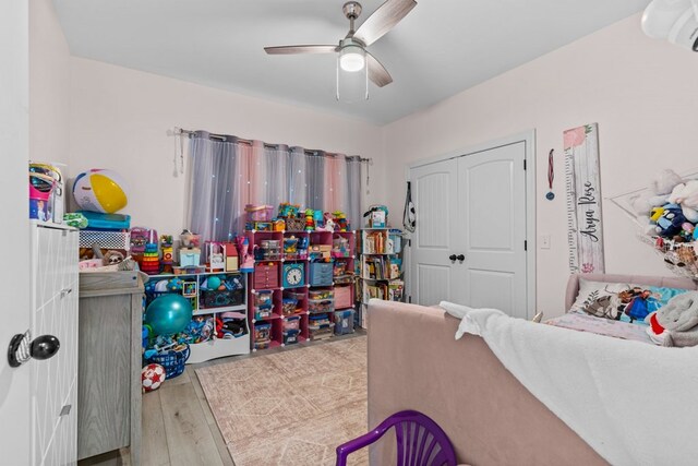 213 Archer Trl, Enterprise, AL 36351 - interior space featuring ceiling fan and wood finished floors