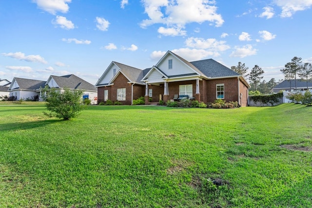 213 Archer Trl, Enterprise, AL 36351 - view of front facade featuring brick siding and a front yard