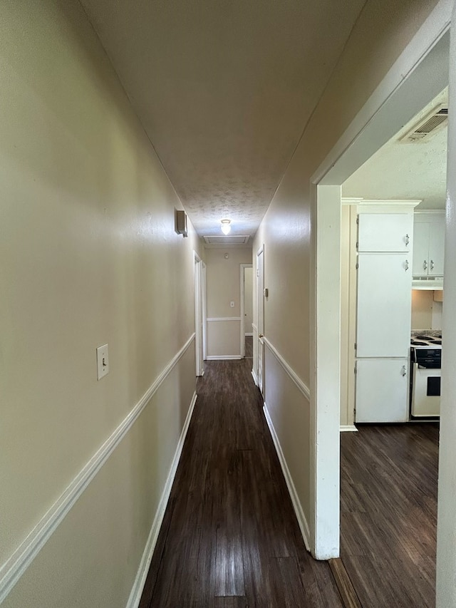 402 Reid Dr, Dothan, AL 36301 - corridor with dark wood-style flooring and baseboards