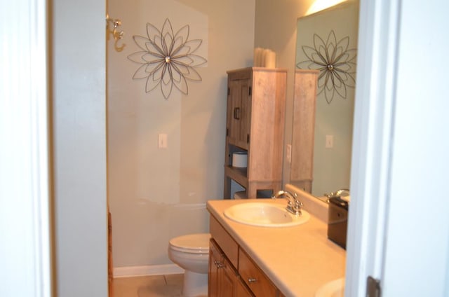124 Whitney Ave, Enterprise, AL 36330 - bathroom with double vanity and tile patterned floors