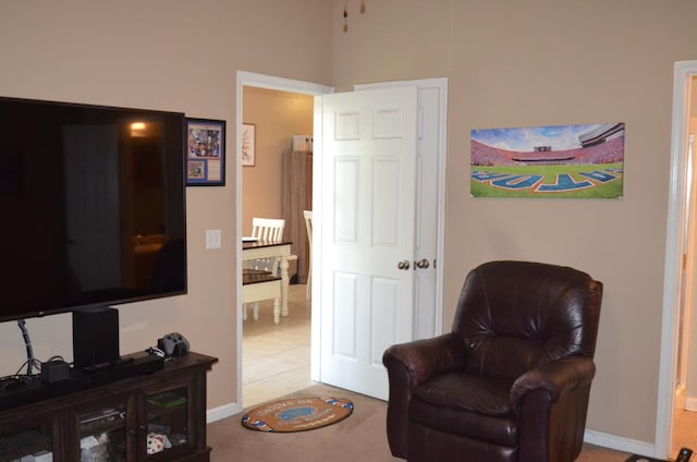 124 Whitney Ave, Enterprise, AL 36330 - sitting room featuring light colored carpet and baseboards