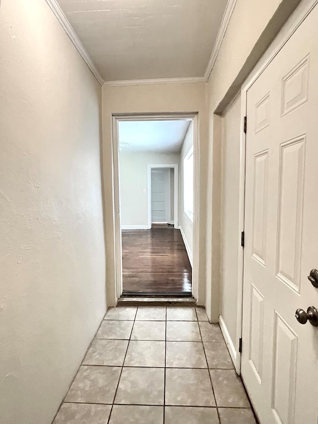 115 Westmont Dr, Dothan, AL 36301 - hall with light tile patterned flooring and crown molding