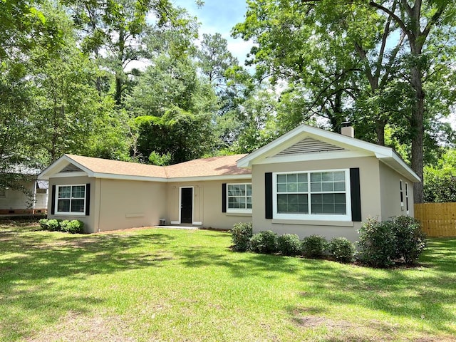 115 Westmont Dr, Dothan, AL 36301 - single story home with stucco siding and a chimney