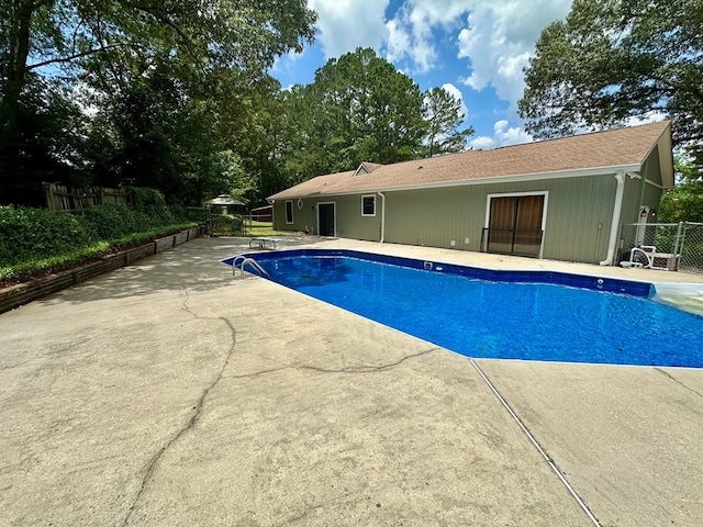426 Walker Rd, Ozark, AL 36360 - view of pool with a patio area and a diving board