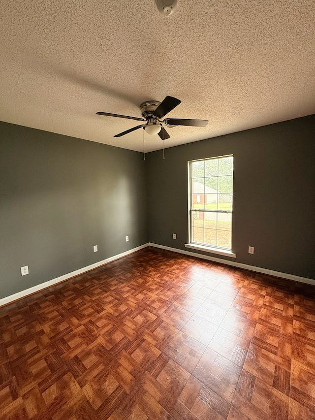 40 Caravan Ln, Kinsey, AL 36303 - unfurnished room featuring ceiling fan, a textured ceiling, and baseboards