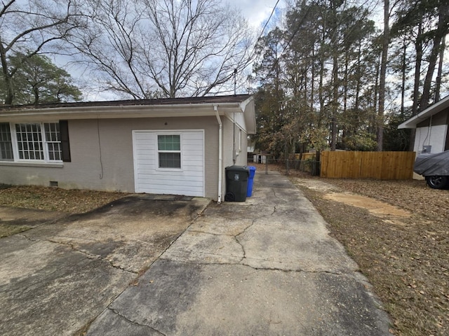 view of home's exterior