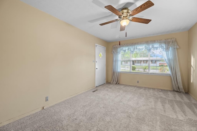 902 Moss St, Dothan, AL 36301 - unfurnished room featuring carpet floors, ceiling fan, and baseboards