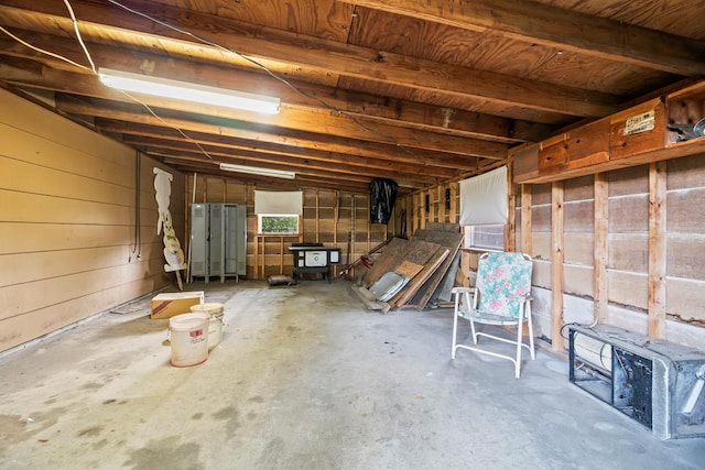 902 Moss St, Dothan, AL 36301 - basement featuring a garage