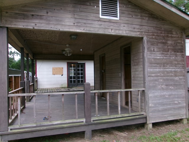 934 Sunset Blvd, Elba, AL 36323 - deck featuring ceiling fan