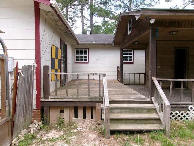 934 Sunset Blvd, Elba, AL 36323 - view of wooden terrace