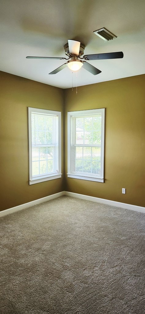 301 Roslyn Glen Way, Dothan, AL 36305 - spare room with carpet and a ceiling fan