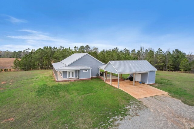 333 County Road 271, Clopton, AL 36317 - view of front of home with a porch and a front yard