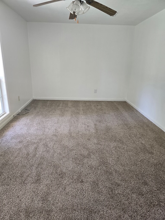 100 Pridmore St, Daleville, AL 36322 - carpeted spare room with a ceiling fan and baseboards