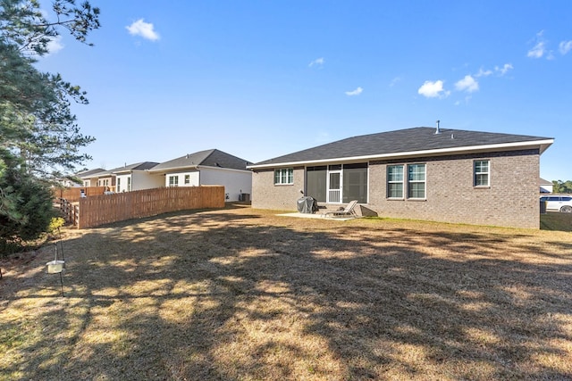 back of house featuring a patio area