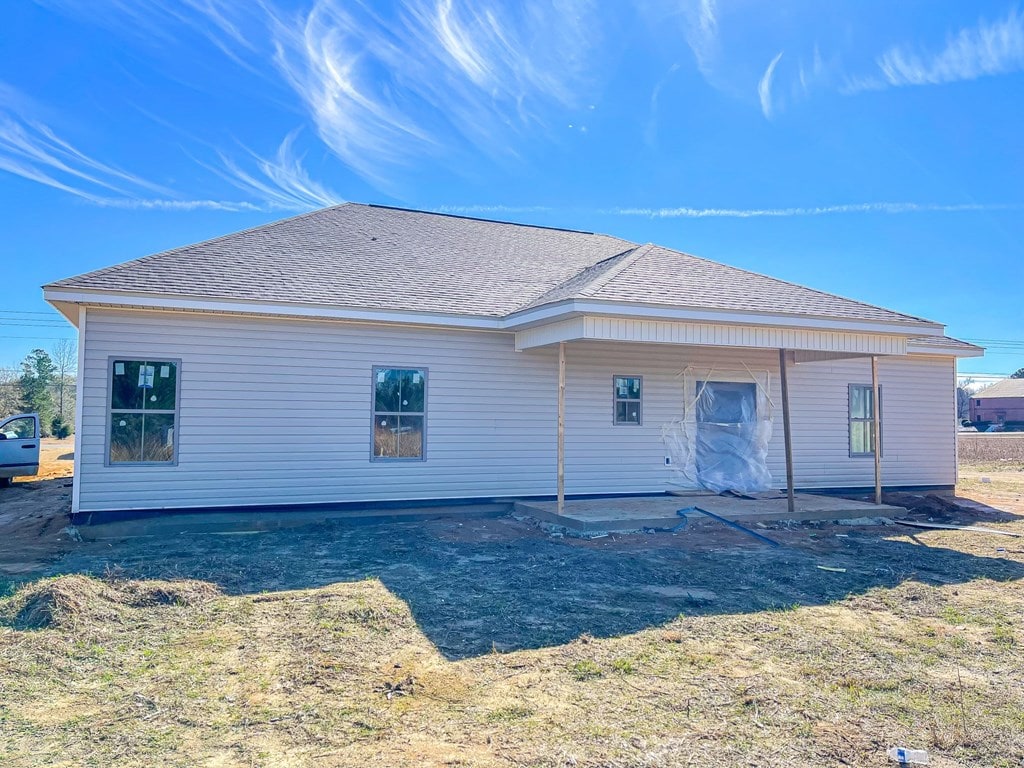 view of back of property