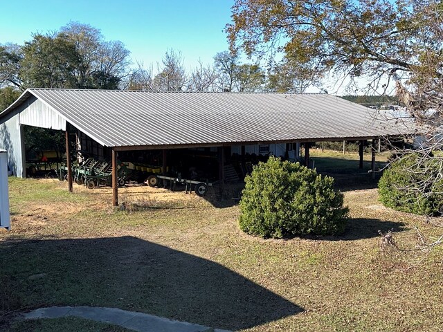 view of vehicle parking