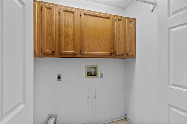 105 Christen Ln, Dothan, AL 36305 - clothes washing area with washer hookup, cabinet space, and hookup for an electric dryer