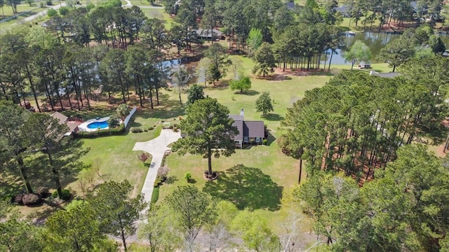 105 Christen Ln, Dothan, AL 36305 - aerial view featuring a water view