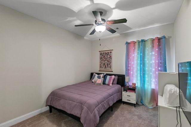 114 Bozeman Way, Dothan, AL 36305 - carpeted bedroom featuring a ceiling fan