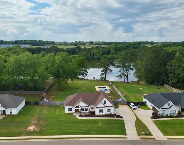 212 Neenan Dr, Enterprise, AL 36330 - aerial view of property and surrounding area featuring a large body of water