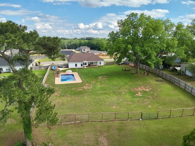 212 Neenan Dr, Enterprise, AL 36330 - view from above of property featuring a pool area