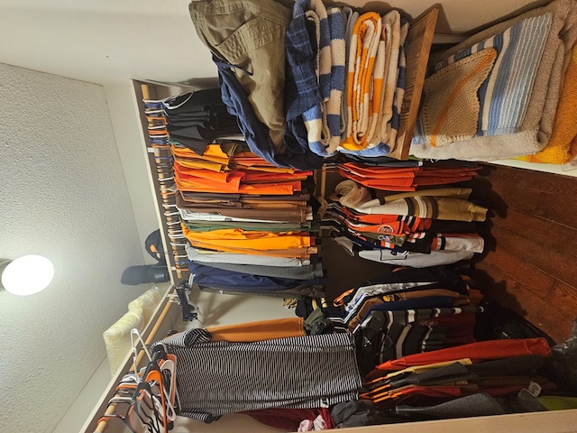 view of storage area