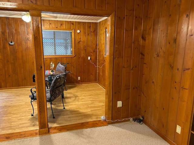 555 Cove Rd, Abbeville, AL 36310 - office featuring wooden walls and baseboards