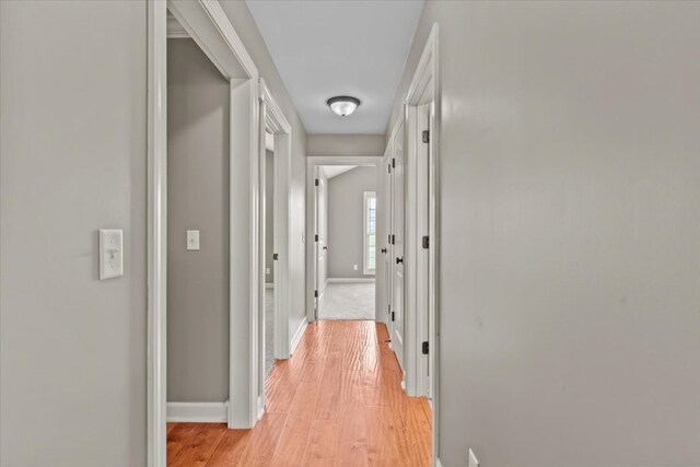 102 Tumbleweed Dr, Enterprise, AL 36330 - corridor featuring baseboards and light wood-style flooring