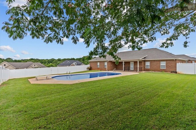 102 Tumbleweed Dr, Enterprise, AL 36330 - view of pool with a fenced backyard and a patio area