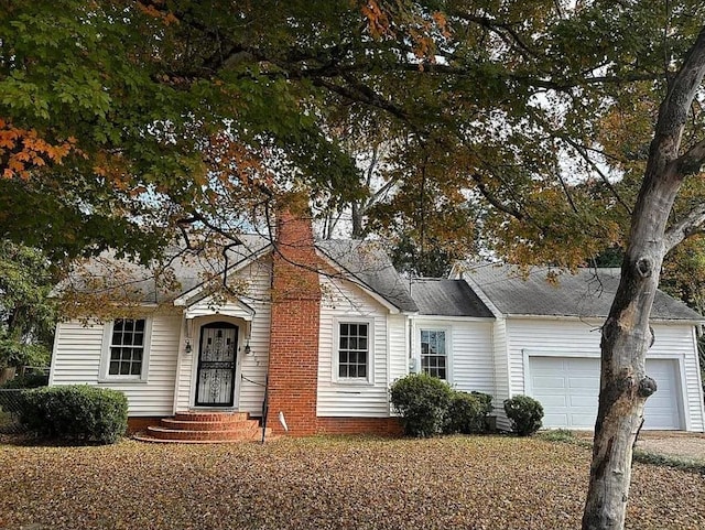 view of front of house featuring an attached garage