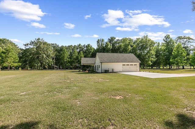 3155 Eddins Rd, Dothan, AL 36301 - view of property exterior with driveway, a yard, and an attached garage
