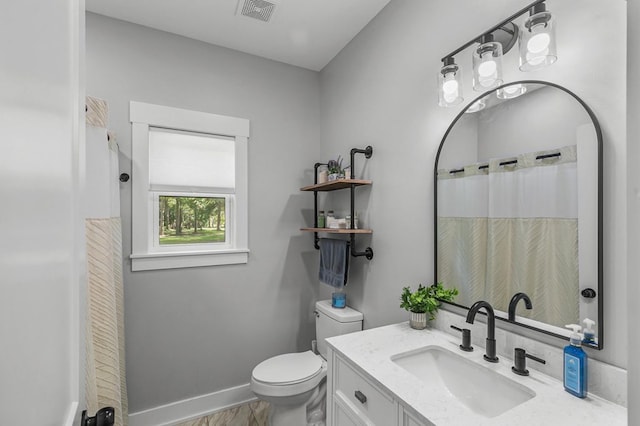 3155 Eddins Rd, Dothan, AL 36301 - full bathroom with vanity, marble finish floors, and curtained shower