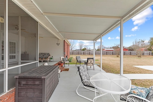 view of patio