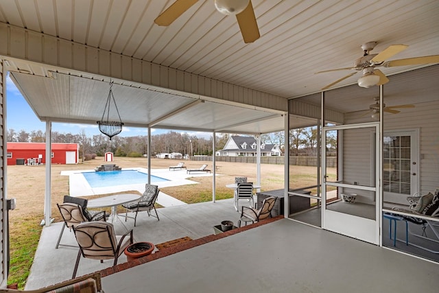 view of patio