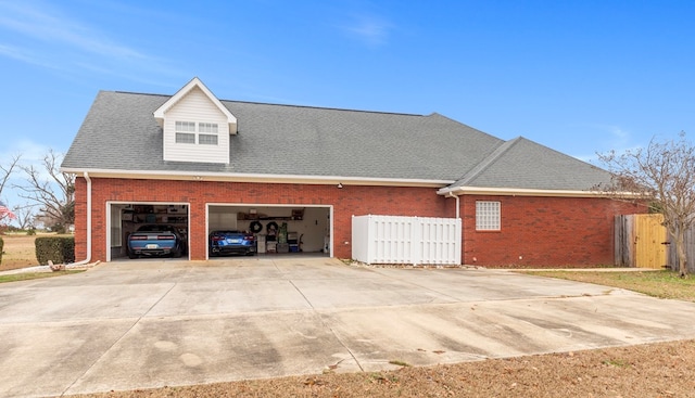 view of side of property