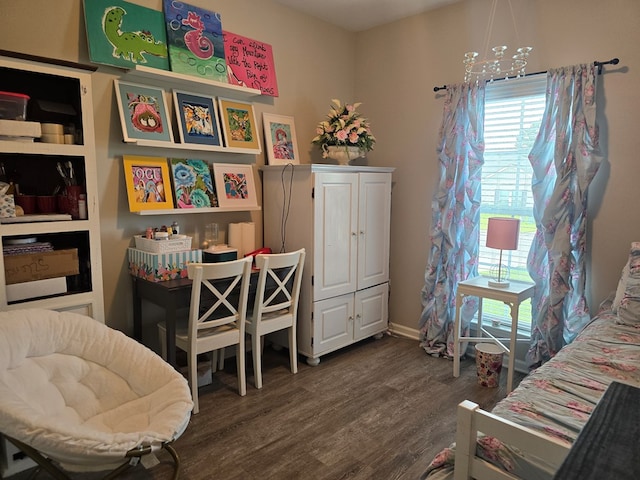 526 Ridgeland Rd, Dothan, AL 36301 - living area with dark wood-type flooring