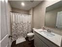205 Mairead Dr, Dothan, AL 36301 - bathroom with vanity and a shower with curtain