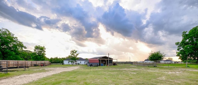 370 Airport Rd, Slocomb, AL 36375 - view of yard featuring an outbuilding, a rural view, and an exterior structure