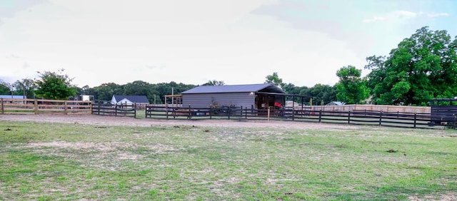 370 Airport Rd, Slocomb, AL 36375 - view of yard with an enclosed riding area, an outbuilding, and an exterior structure
