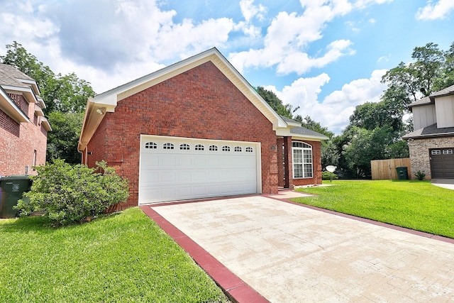 223 Veritas Dr, Dothan, AL 36303 - single story home featuring brick siding, driveway, and an attached garage