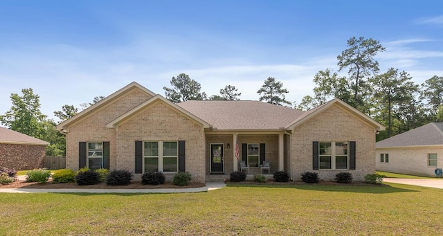 606 Billings Trl, Dothan, AL 36305 - craftsman inspired home featuring a porch, brick siding, and a front yard
