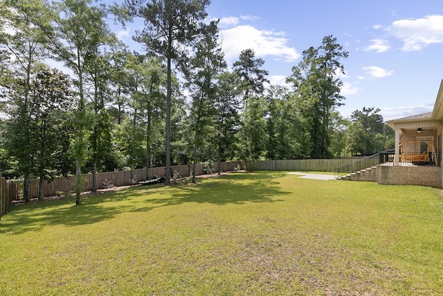 606 Billings Trl, Dothan, AL 36305 - view of yard with ceiling fan