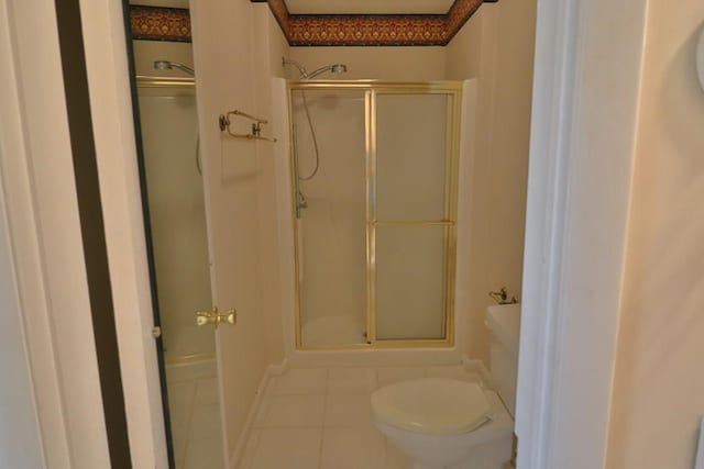 1222 E Main St, Ariton, AL 36311 - full bath with a stall shower and tile patterned floors