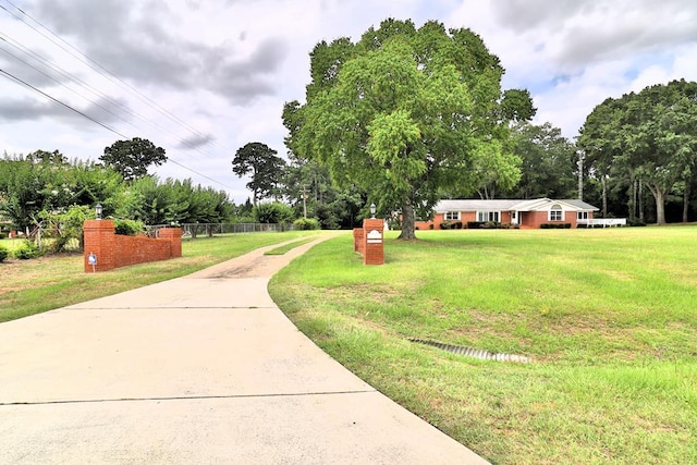 1222 E Main St, Ariton, AL 36311 - surrounding community featuring a yard, view of scattered trees, and concrete driveway