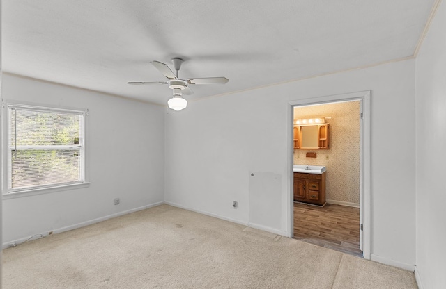1104 Valley Forge Rd, Dothan, AL 36301 - unfurnished room with carpet, ceiling fan, and baseboards