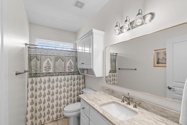 538 Orchard, Dothan, AL 36305 - bathroom featuring vanity, a shower with shower curtain, and tile patterned floors