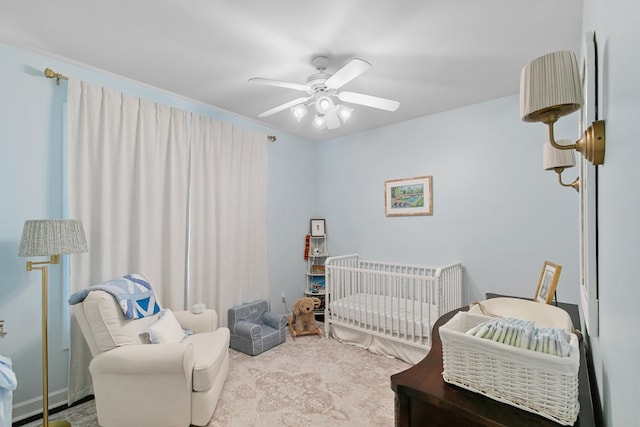 538 Orchard, Dothan, AL 36305 - bedroom with a nursery area and ceiling fan