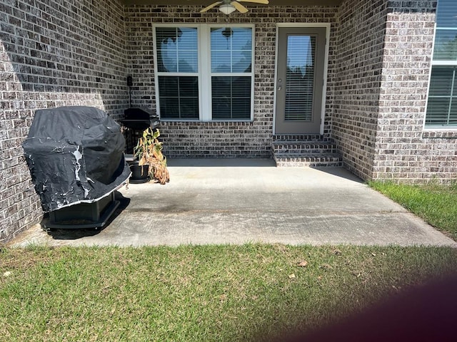 101 Brattleboro Ct, Dothan, AL 36301 - view of patio / terrace with a grill and entry steps