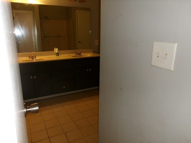 202 Cardinal Ln, Enterprise, AL 36330 - full bathroom featuring tile patterned flooring and double vanity
