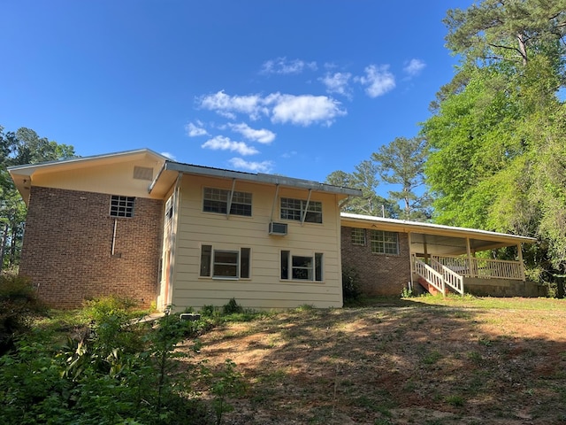 105 Martinson Dr, Abbeville, AL 36310 - back of property with brick siding
